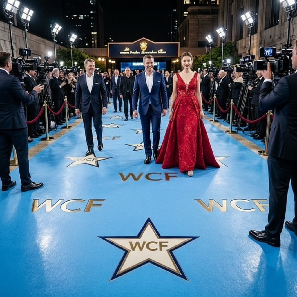 Blue Sky Carpet — WCF Awards Event